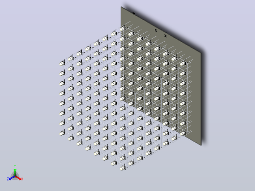 8x8x8 RGB LED 立方体