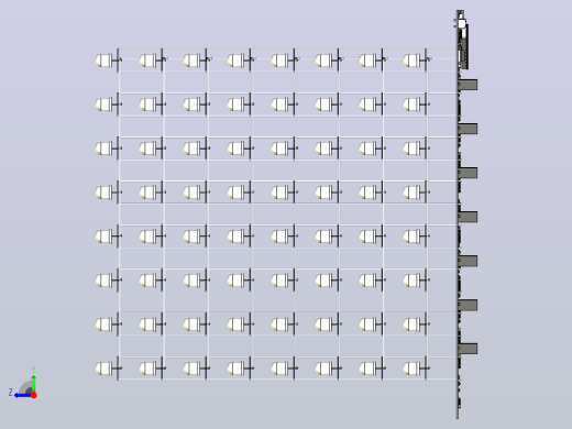 8x8x8 RGB LED 立方体右视缩略图