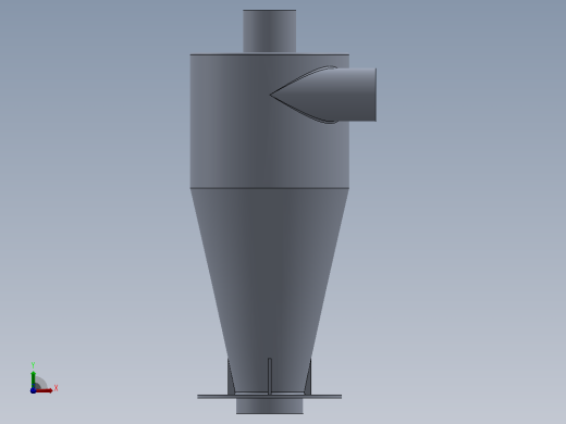 旋风设计及其在 ANSYS FLUENT 上的模拟前视缩略图