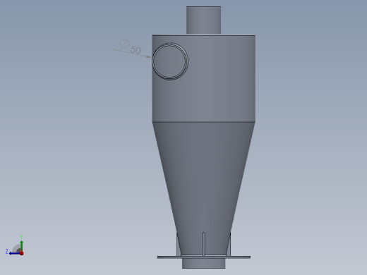 旋风设计及其在 ANSYS FLUENT 上的模拟右视缩略图