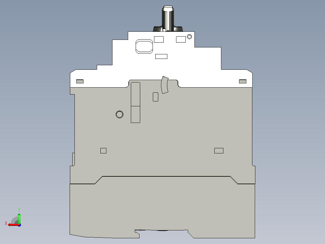 手动电机保护器Weg MPW80后视图