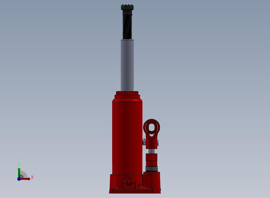 A48-液压千斤顶（结构完整）前视图