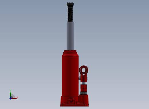 A48-液压千斤顶（结构完整）前视缩略图