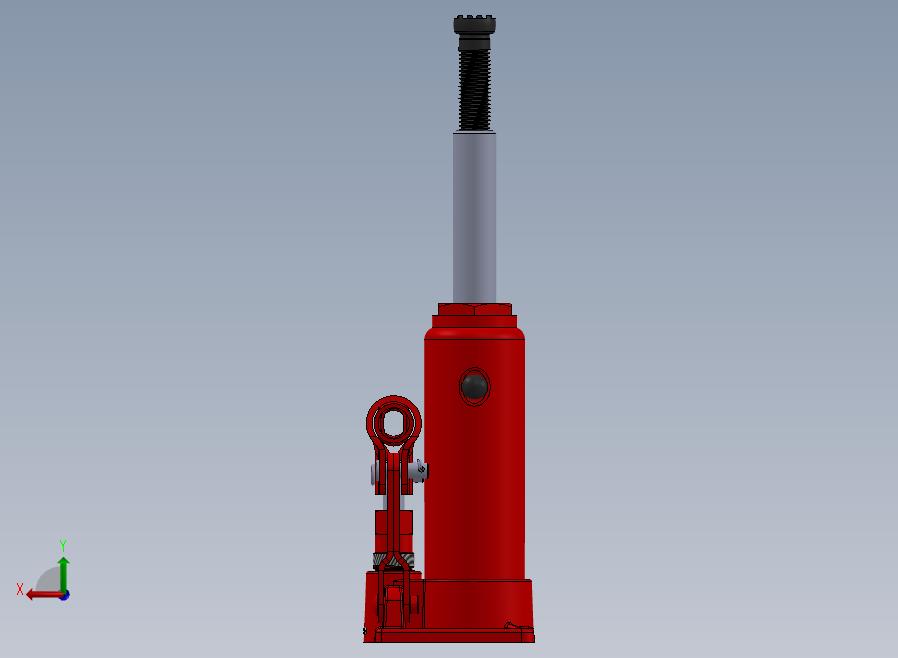 A48-液压千斤顶（结构完整）后视图