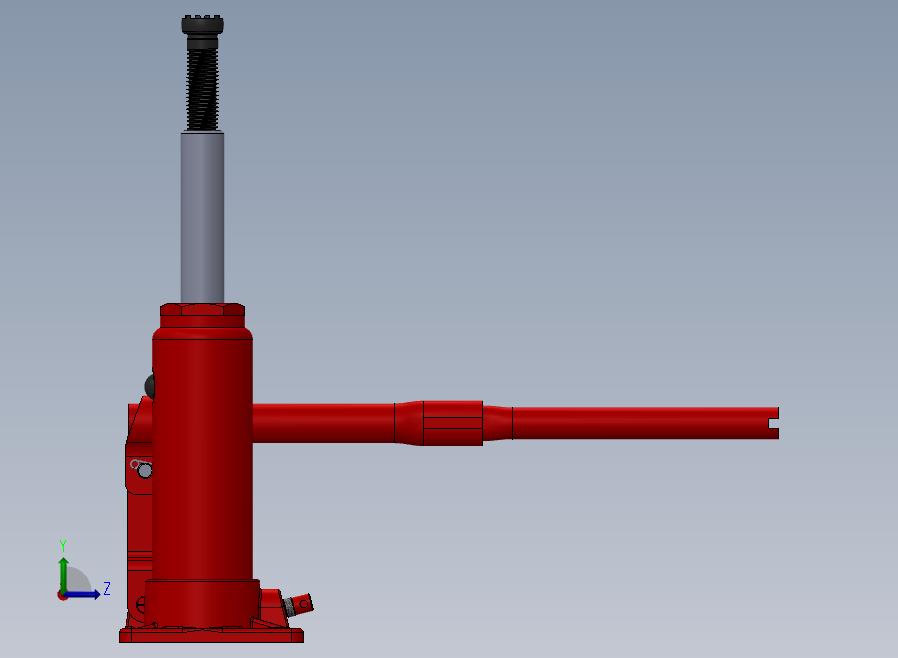 A48-液压千斤顶（结构完整）左视图