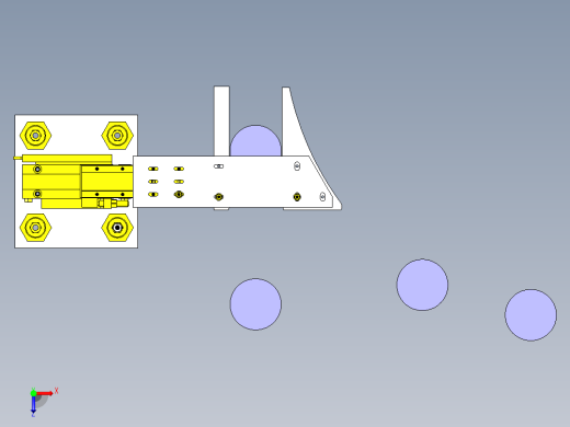 轨道更换机构 俯视缩略图