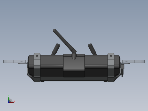 solidworks futaba-fx-20手持发射机前视缩略图