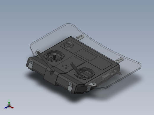 solidworks futaba-fx-20手持发射机正等轴测缩略图