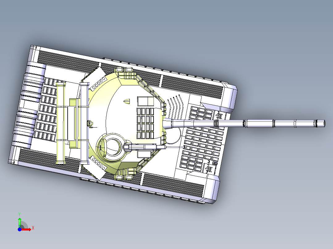 T-64BV坦克前视图
