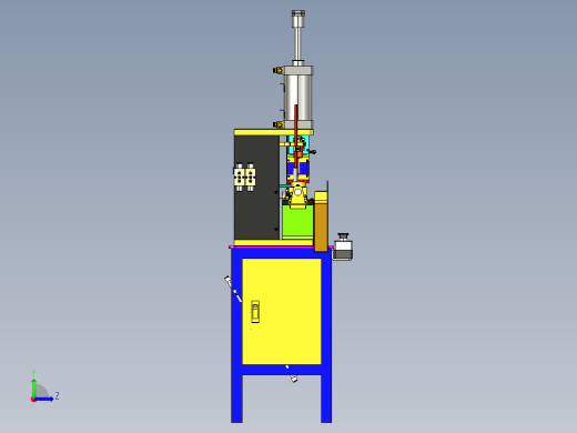 自动沖芯机器2005組件左视缩略图