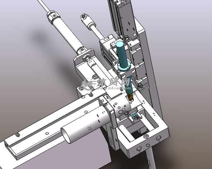 USB自动焊线机 非标自动化设备3D图纸3D模型1