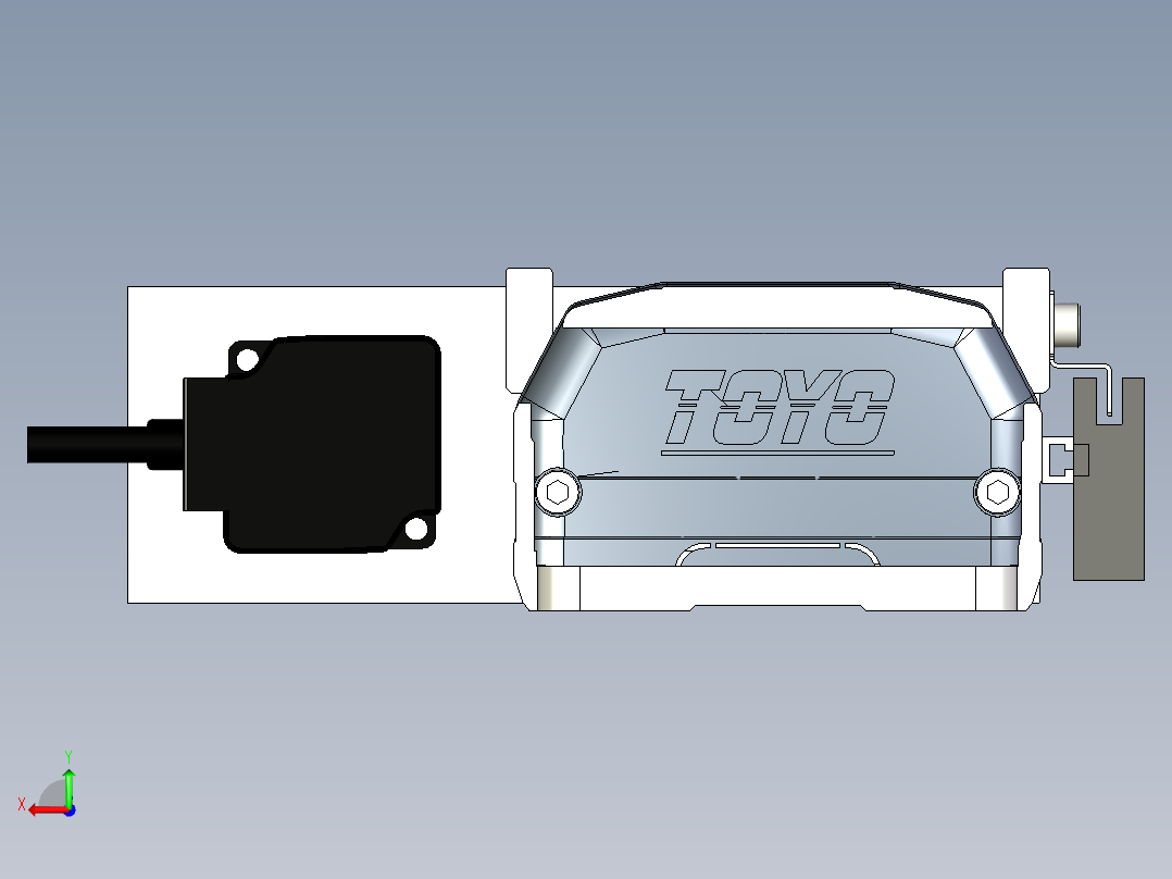 Toyo东佑达直线模组-ETH10-250-BL-100W+煞車后视图