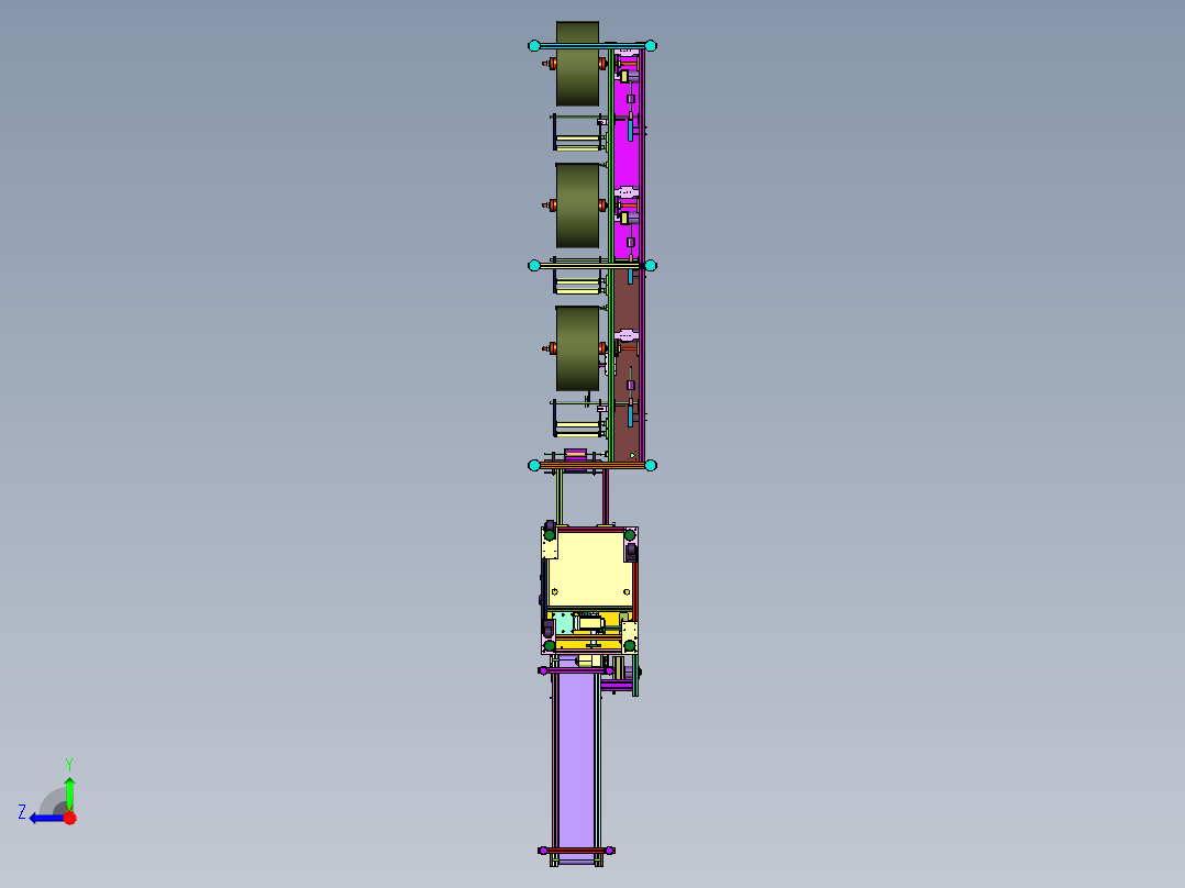 KN95带封口功能的打片机右视图