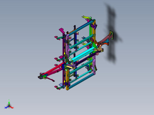 大型打田翻土旋耕犁
