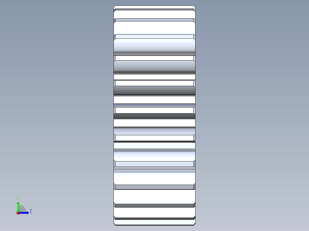 正齿轮-m5 20PA 25t Spur Gear左视图