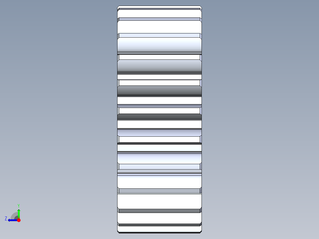 正齿轮-m5 20PA 25t Spur Gear右视图