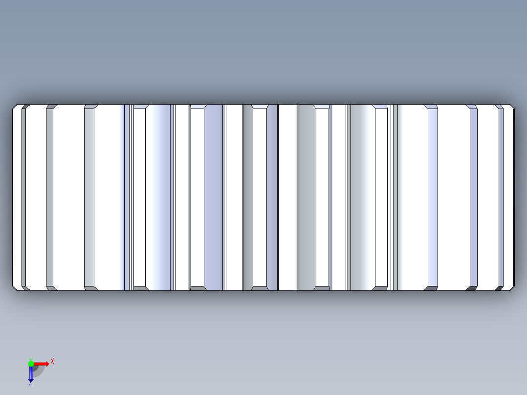 正齿轮-m5 20PA 25t Spur Gear俯视图