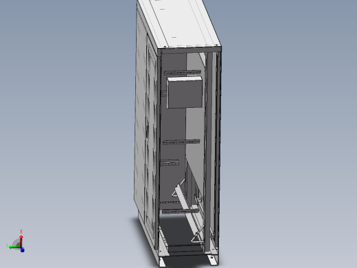 机械控制配电柜图纸