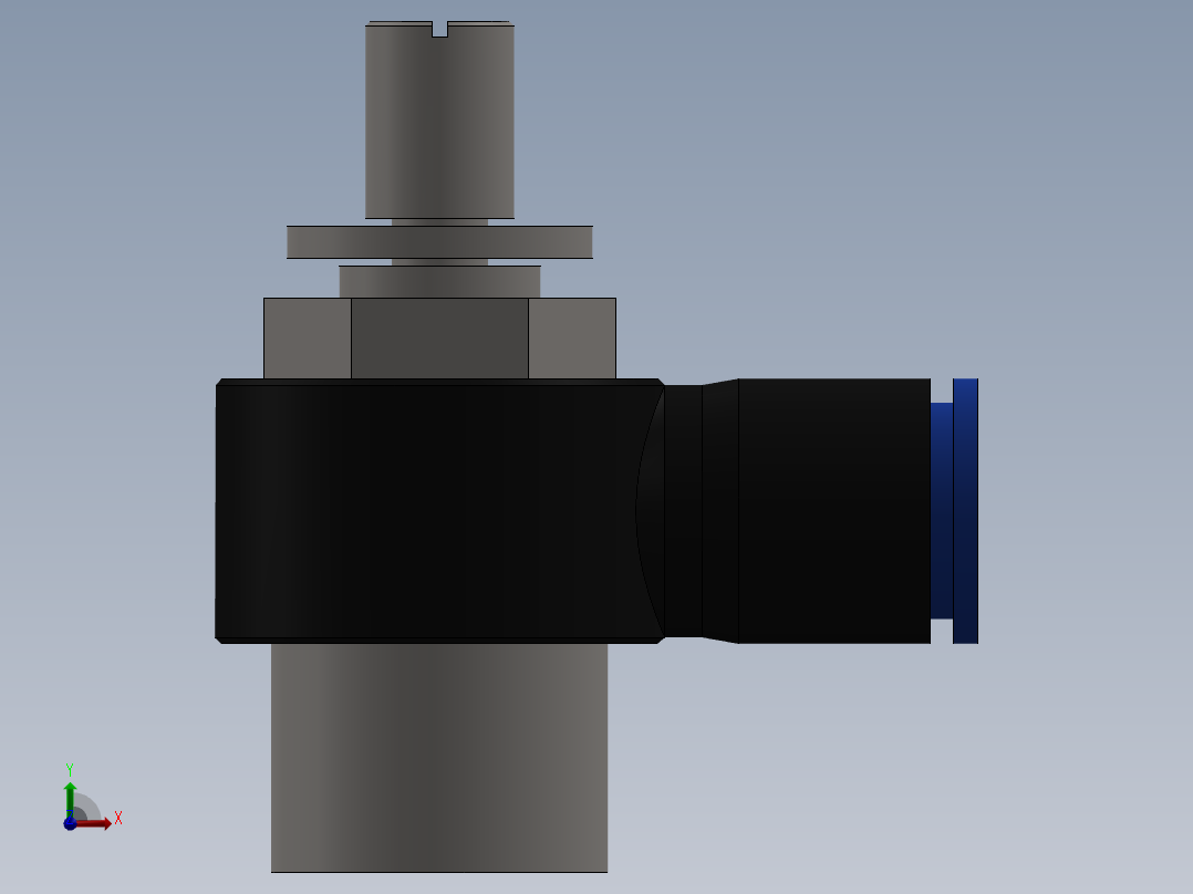 Ø10 x 1-2 - CONTROLE DE FLUXO 90° BANJO (C0K511048)前视图
