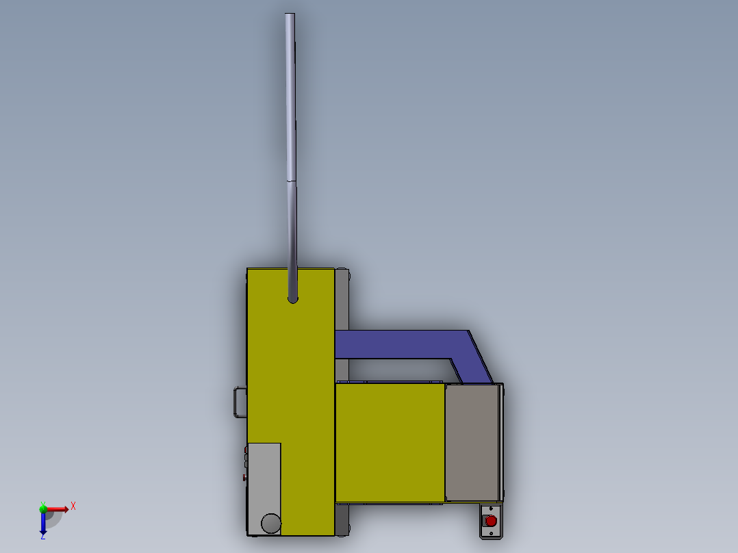 高精密电火花机俯视图