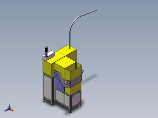 高精密电火花机正等轴测缩略图
