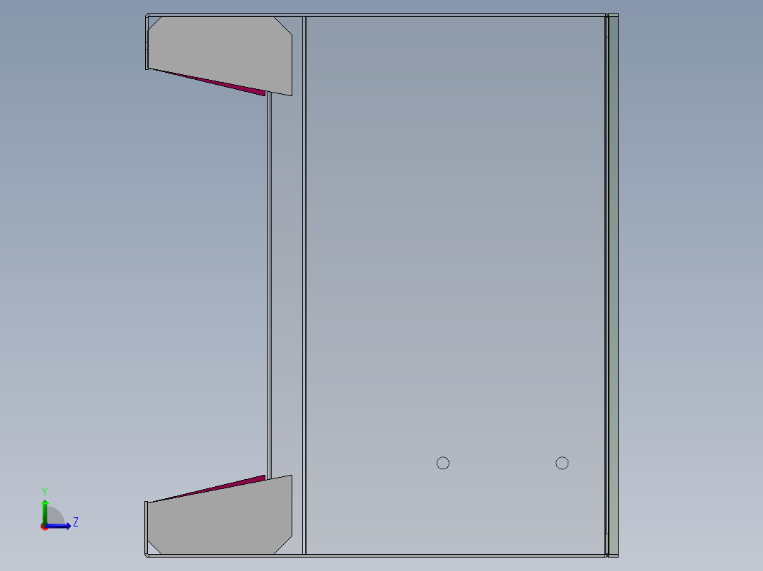 自流式油箱左视图