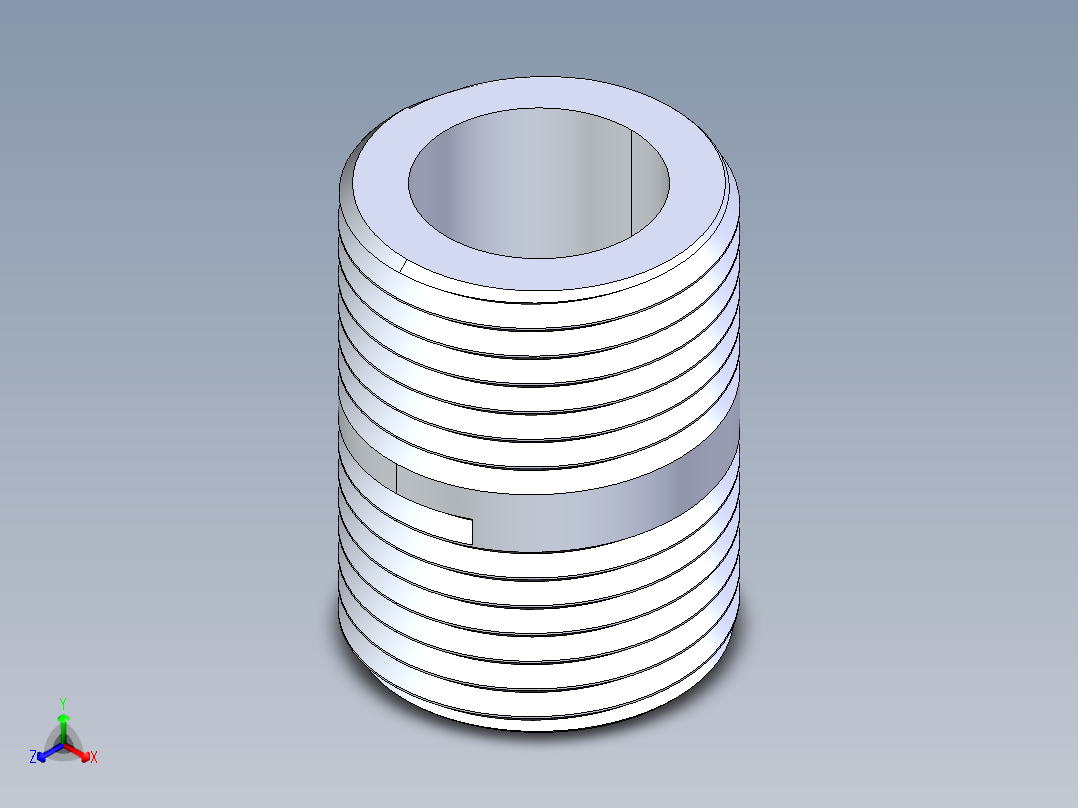 CPVC管件33-Sch80_Nipple_MPTxMPT_9861-077_0.5in x Close主视图