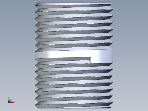 CPVC管件33-Sch80_Nipple_MPTxMPT_9861-077_0.5in x Close前视缩略图