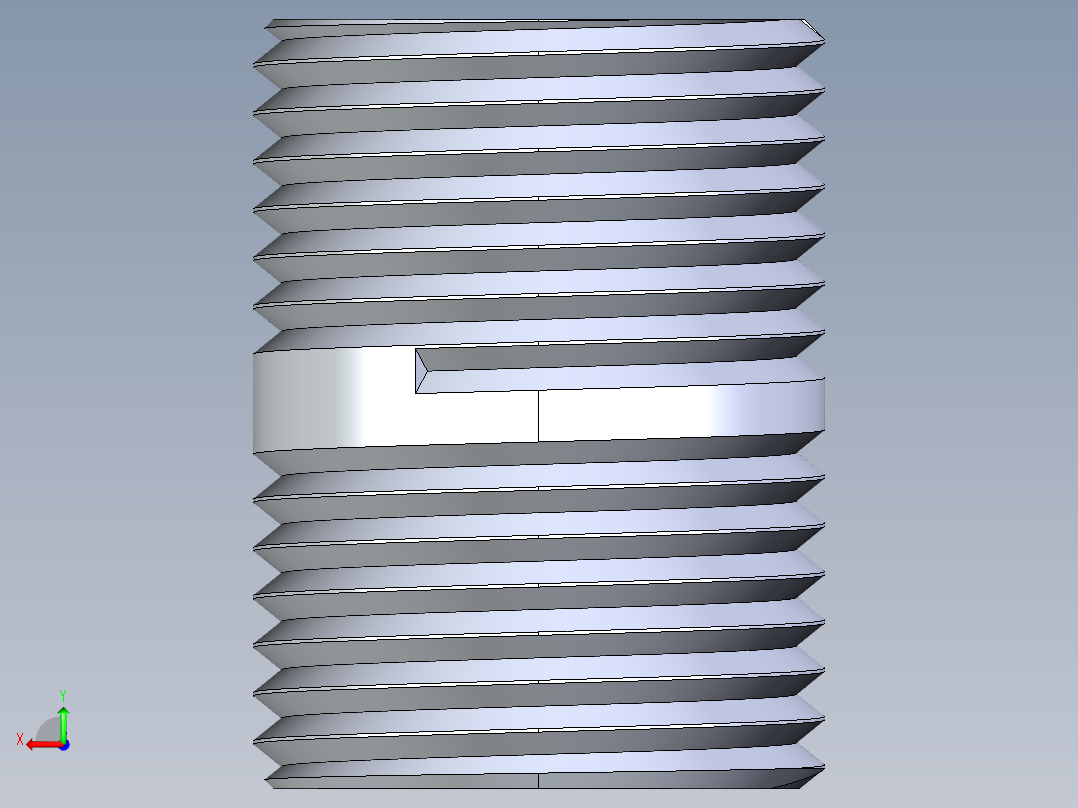 CPVC管件33-Sch80_Nipple_MPTxMPT_9861-077_0.5in x Close后视图