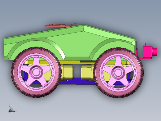 遥控沙地四驱合金越野车玩具前视缩略图