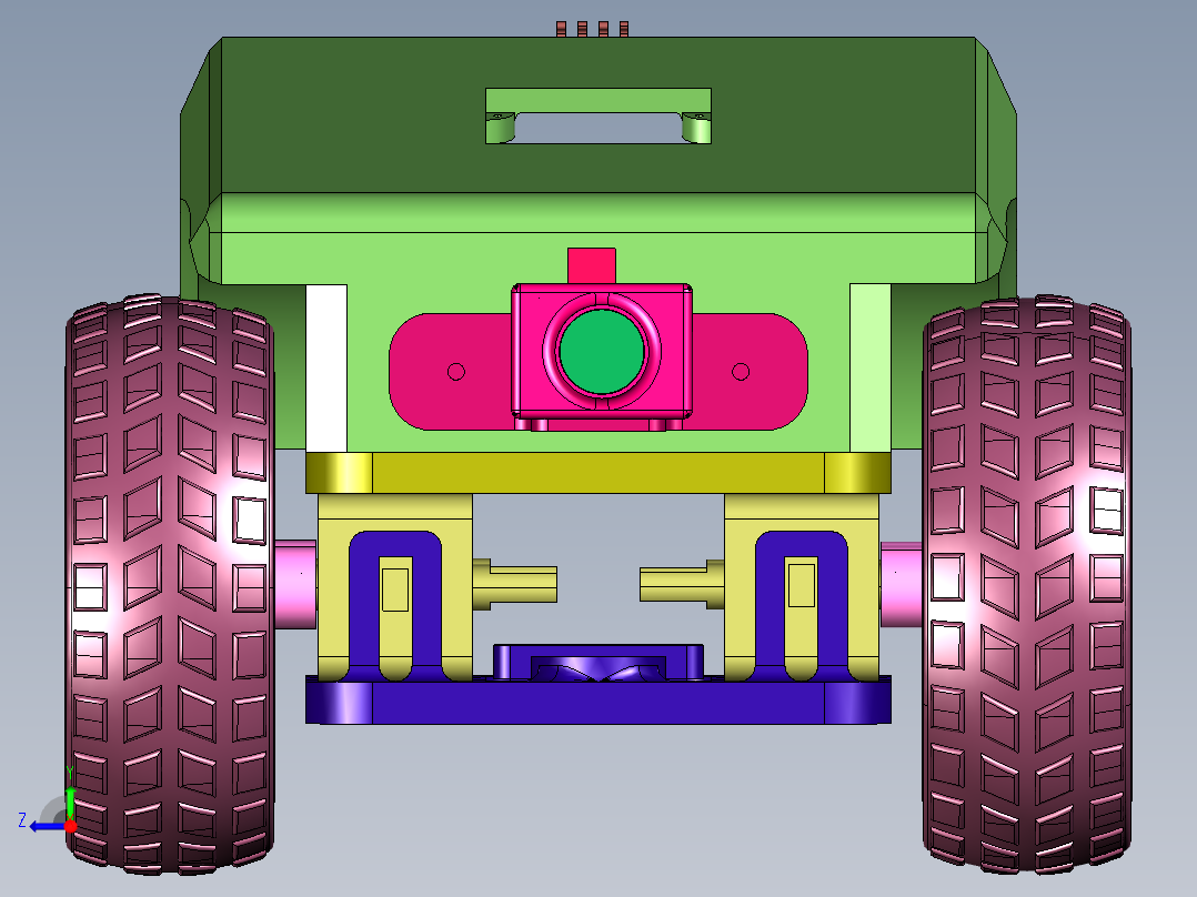 遥控沙地四驱合金越野车玩具右视图