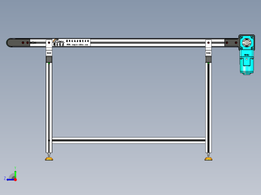 LE-XC5050-右直连驱动中载皮带线-负载80kg右视缩略图