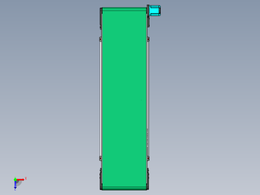 LE-XC5050-右直连驱动中载皮带线-负载80kg俯视缩略图