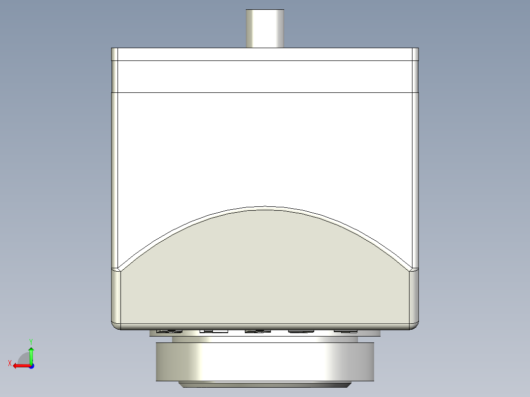 位置顯示器5567-3D多系列多零件图纸模型后视图