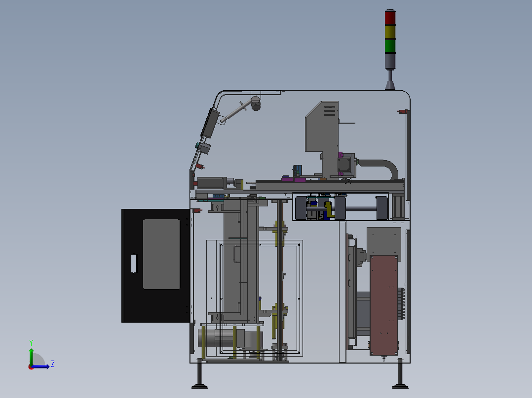SMT植PCB机左视图