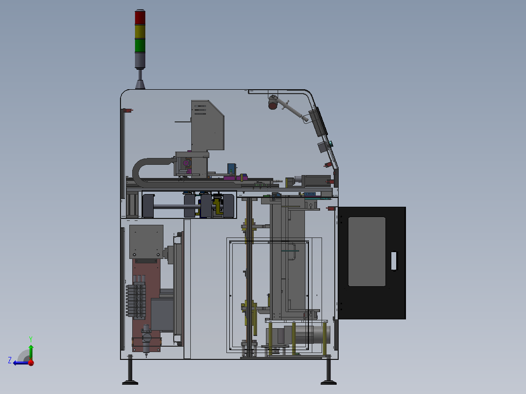 SMT植PCB机右视图