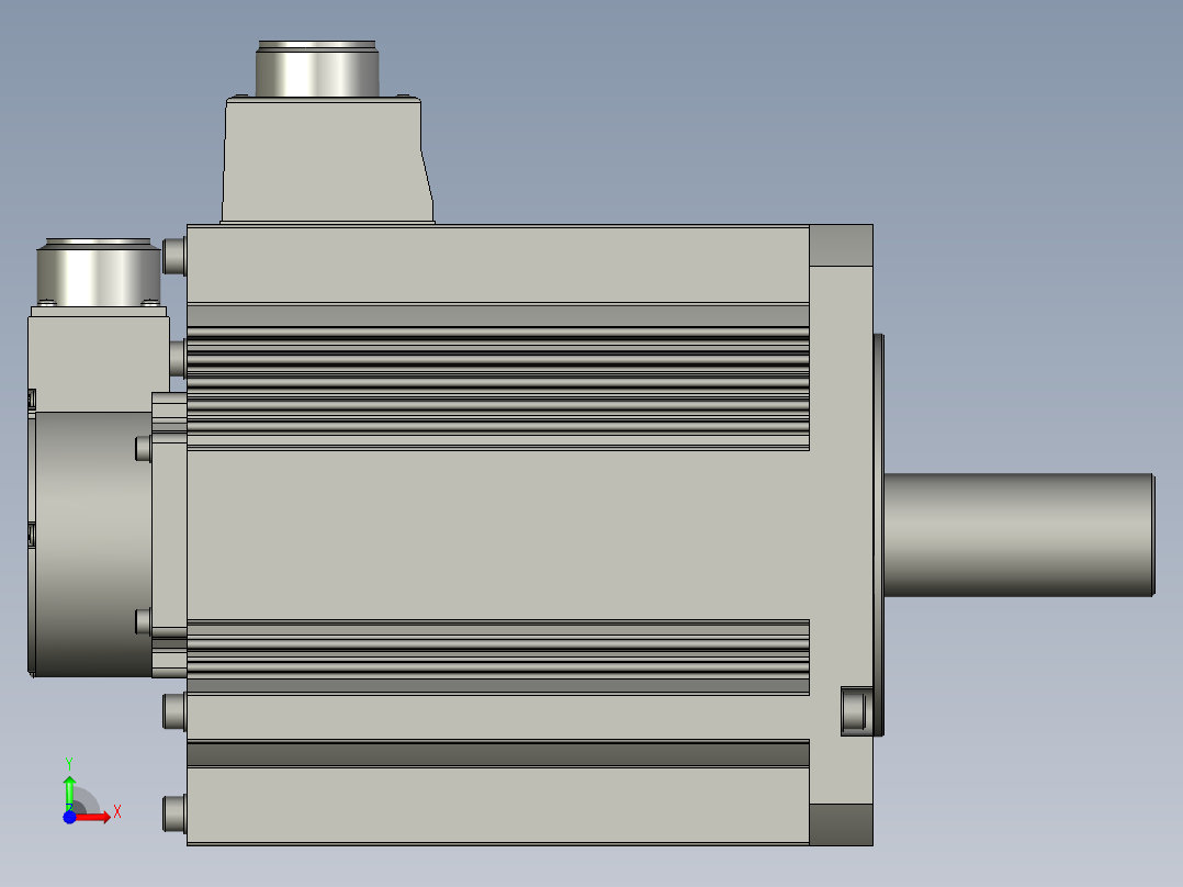5000W MHME伺服马达前视图