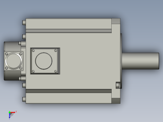 5000W MHME伺服马达俯视缩略图