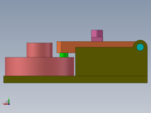 螺杆锁紧机构后视缩略图