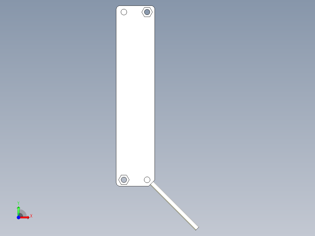 安全_区域传感器HAL0620_3D前视图