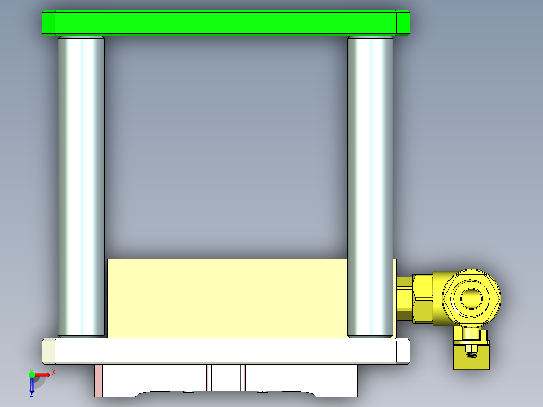 UY8-A-笔记本CNC工装夹具三维模型CNC2-0902俯视图