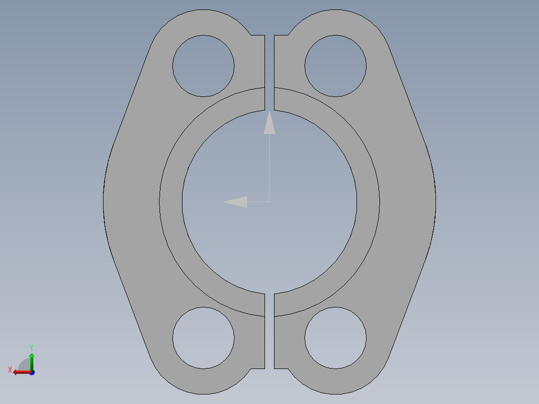 法兰接头、FS-16后视图