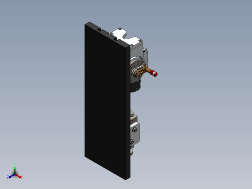 Modelado车床机构简易模型3D图纸 Solidworks设计正等轴测缩略图