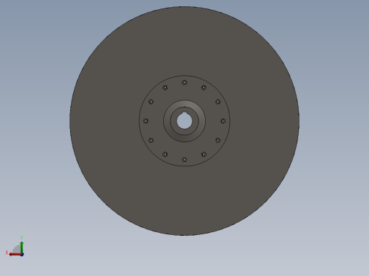 鼓风机叶轮后视缩略图