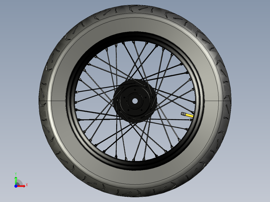 轮胎、车轮、轮毂(155)前视图