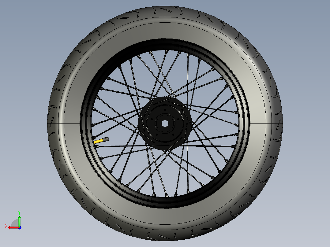 轮胎、车轮、轮毂(155)后视图