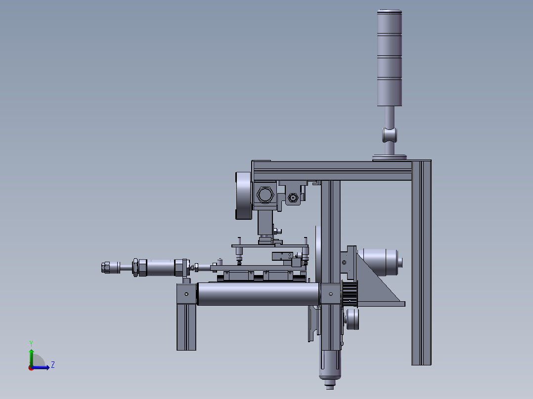 C800 无纺布自动裁切机左视图