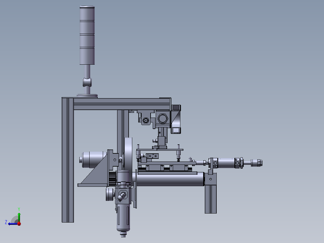 C800 无纺布自动裁切机右视图