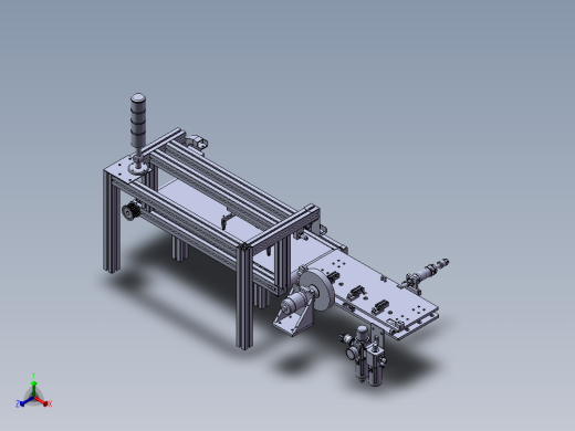 C800 无纺布自动裁切机正等轴测缩略图