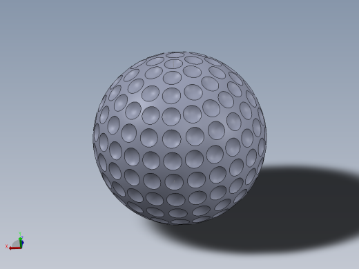 高尔夫球、高尔夫球小车、高尔夫球装备Golf Ball - Callaway style round dimpled SW.zip